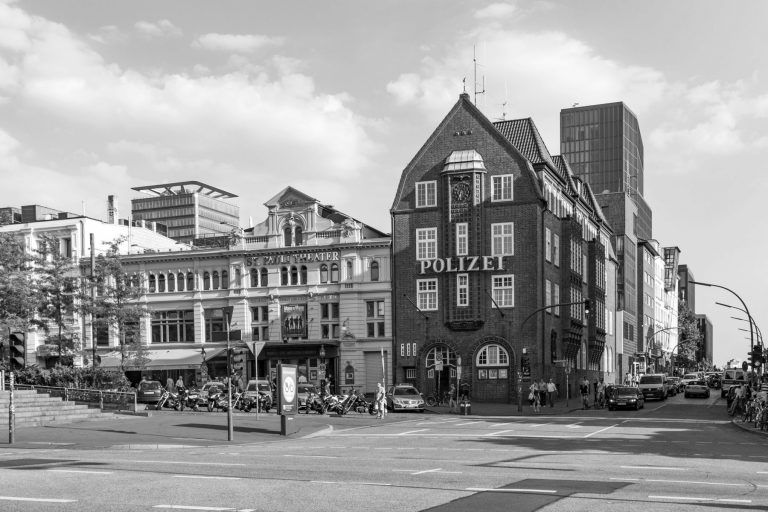 famous police station Davidswache at the Reeperbahn in Hamburg