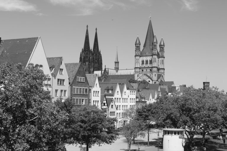 View of the Old Town of Cologne